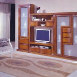 Mueble salón castaño